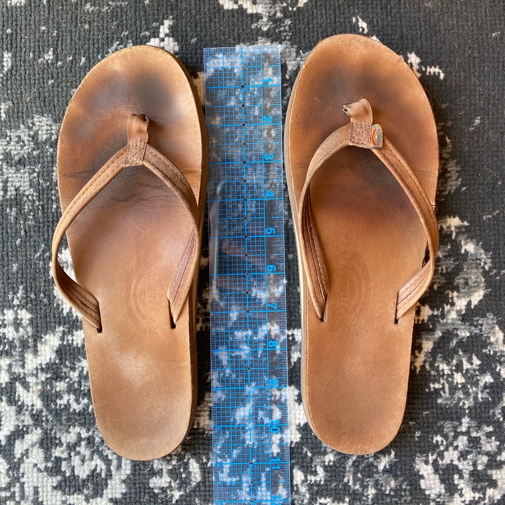 Ladies Rainbow leather sandals XL